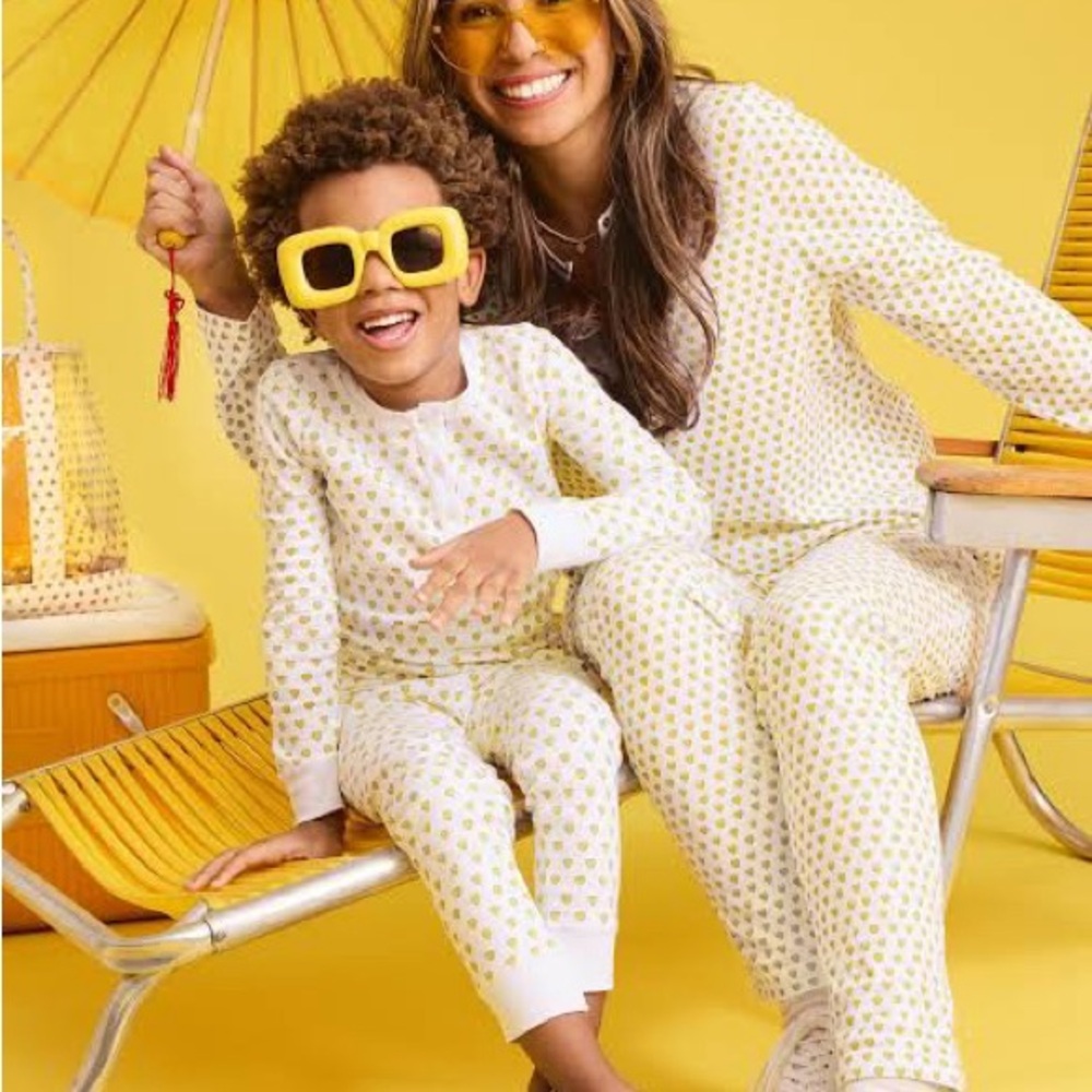 Roller Rabbit Yellow Hearts Pajamas SOLD OUT - Picture 6 of 8